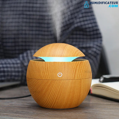 Humidificateur d'Air Chambre Cylindre Apaisant Pin Pas Cher